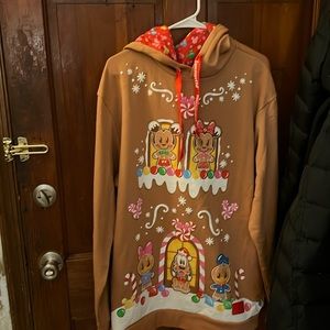 Mickey and friends gingerbread unisex hoodie